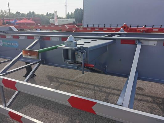 3 Axle Semi Trailer 40ft Skeleton Tractor Trailer